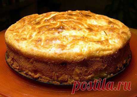 Пирог с капустой, заливной
