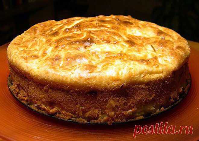 Пирог с капустой, заливной