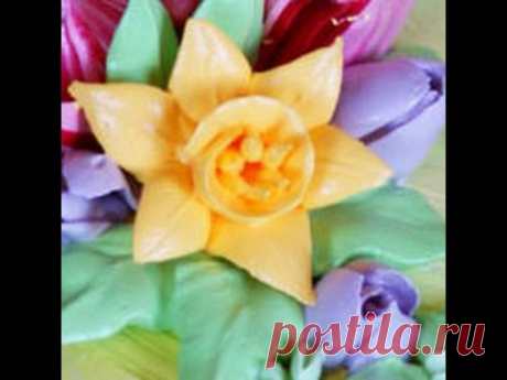 нарциссы 2-х видов. Narcissus flower. Italian Merengue