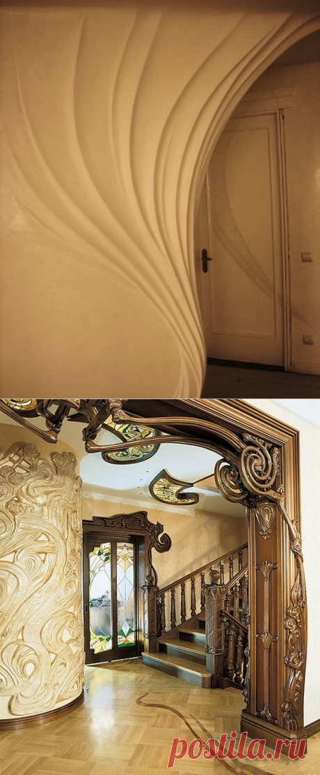 Межкомнатные арки из гипсокартона, арки из дерева в интерьере - фото арки