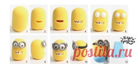 Как сделать миньона из пластилина? / Рукоделие