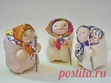 Бабуля из ткани. - Ярмарка Мастеров - ручная работа, handmade