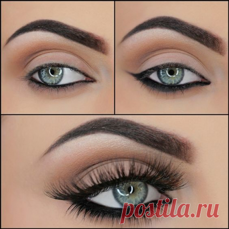 Heavier eyeliner on the bottom rather than the top..