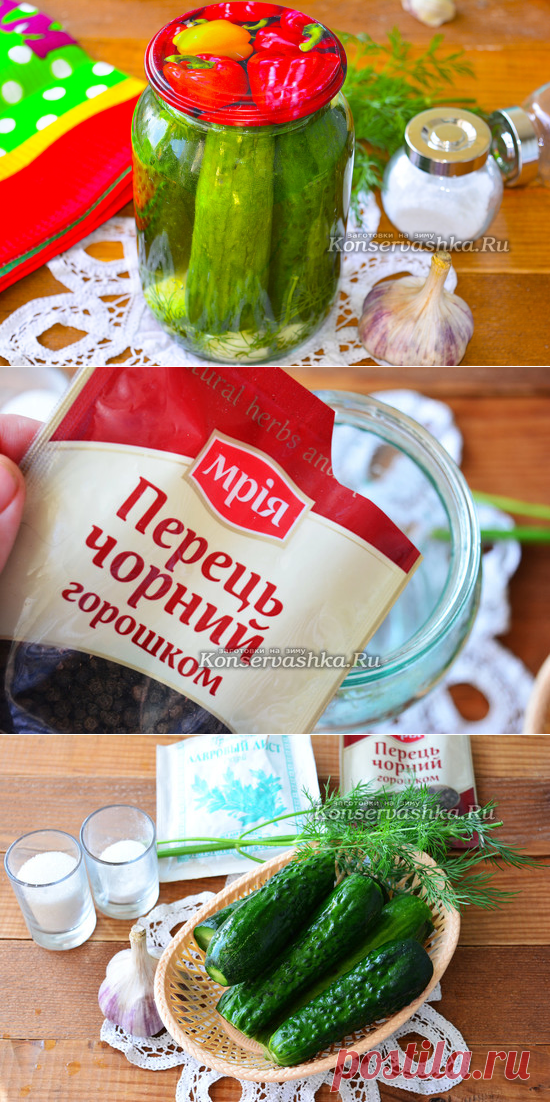 Как солить огурцы на зиму в банках горячим способом