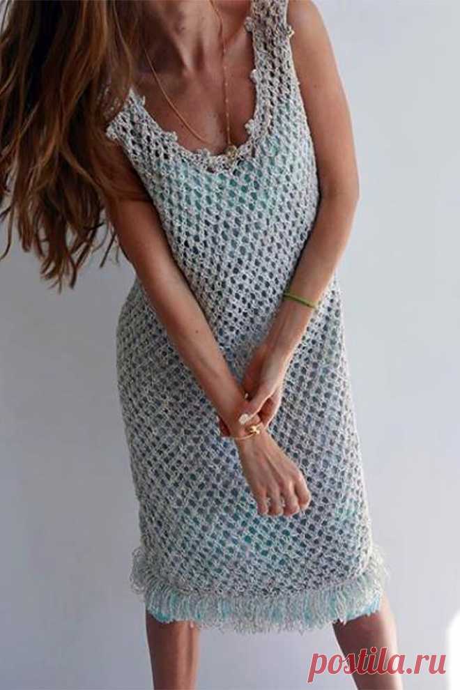 Crochet Women Dress for Summer