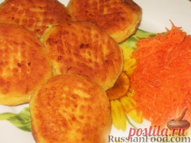 Творожники с морковью