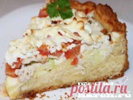 Песочный пирог с курицей, кабачками и брынзой | Харч.ру - рецепты для любителей вкусно поесть