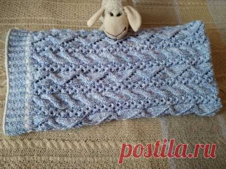 Blanket Winter River for baby | Etsy