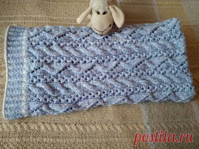 Blanket Winter River for baby | Etsy