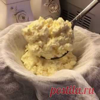(14) Простой в приготовлении и вкусный «Домашний сыр» 🧀