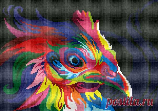 Gallery.ru / радужная Курица - Радужное - Norsvet