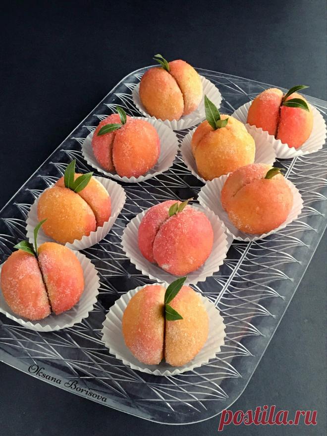 Кулинарные моменты: Пирожное "Персики"