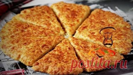 Сырные сконы со вкусом пиццы с колбасой и сыром, вкусная выпечка к завтраку (простой быстрый рецепт)