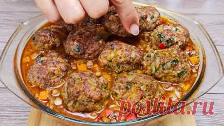 Готовим с Назирой | Просто смешайте чечевицу с фаршем и вы будете поражены, какое вкусное сочетание у вас получится для полноценного обеда или ужина (АСМР)