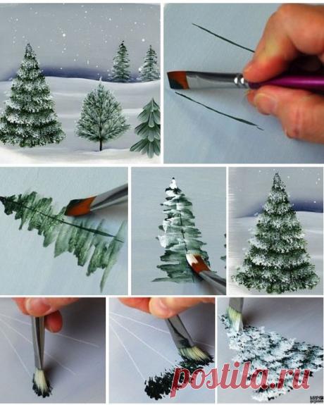 Christmas-Tree-Painting-24k.jpg (564×705)