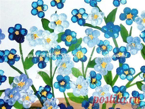 Рисование ватными палочками — Поделки с детьми