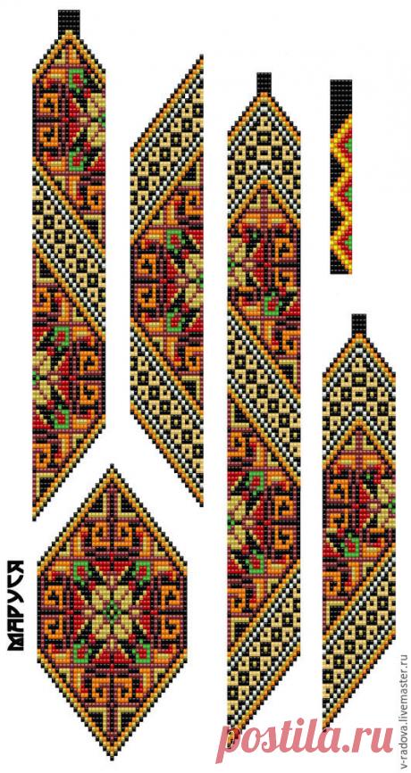 Бисерное ткачество: создаем красочный гердан Сложность: ниже средней Время работы: 3 дня Материалы: чешский бисер, нить вискоза, ножницы, игла, зажигалка Со слов автора. Заявляю со всей ответственностью, что гердан— уникальное украшение. Не буду вдаваться в его историю — желающие могут найти ее в интернете...