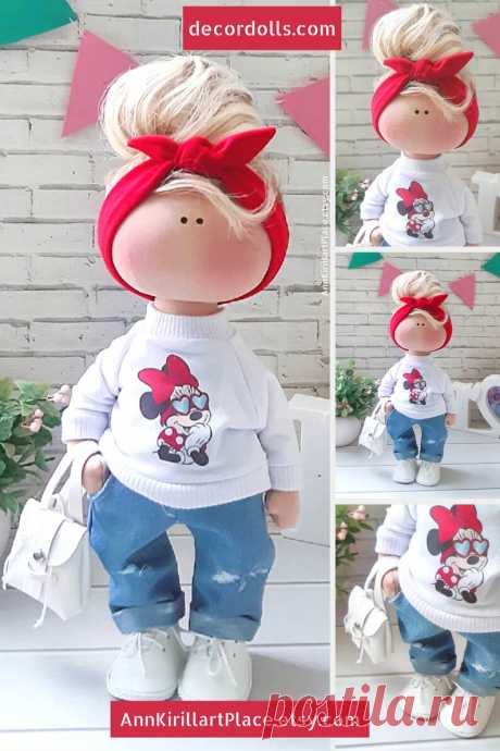 Love Girl Doll Custom Made Doll Portrait Doll Handmade | Etsy