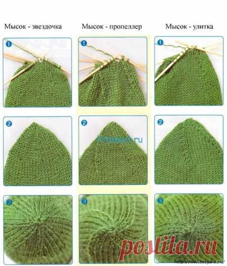 Как правильно вязать звездчатый мысок носка: мастер-класс!