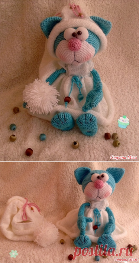 Кошечка "Зефирка" - Вязание - Страна Мам