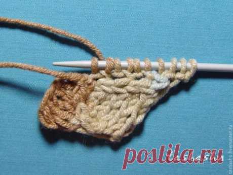 ВЯЖЕМ ОРИГИНАЛЬНЫМ СПОСОБОМ НА ПРИМЕРЕ БАКТУСА «ГРЕБЕНЬ ЕХО». МАСТЕР-КЛАСС (Вязание сицами) — Журнал Вдохновение Рукодельницы