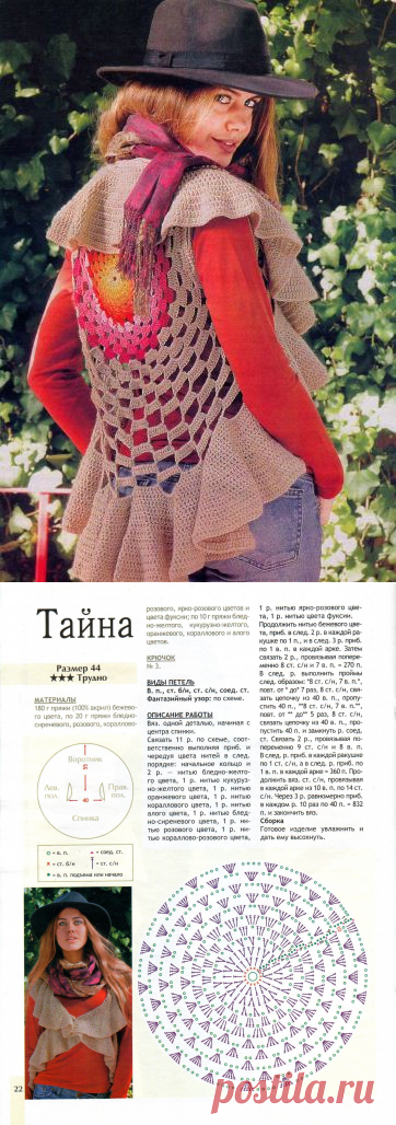 0411 - жилети - В'язання для жінок - Каталог статей - Md.Crochet