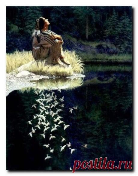 Мудрость индейских вождей. 1. Хороший человек видит хорошие знаки. 2. Для того, чтобы услышать себя, нужны молчаливые дни. 3. Если ты заметил, что скачешь на мёртвой лошади – слазь! 4. Тот, кто молчит, знает в два раза больше, чем болтун. 5. Есть много способов пахнуть скунсом. 6. “Надо” – лишь умирать. 7. Сначала посмотри на следы своих мокасин, прежде чем судить о недостатках других людей. 8. Родина – там, где тебе хорошо. 9. Если тебе есть, что сказать, поднимись, чтобы тебя увидели. 10. Не…