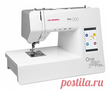 Швейная машина Aurora Style 500: цена, характеристики, фото | Купить оборудование для шитья с доставкой по Москве, СПб и всей России