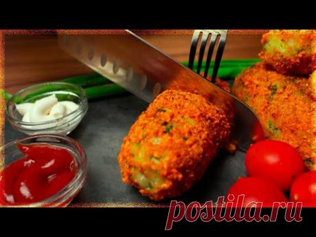 СОСИСКА в картошке |  ПРОСТОЙ и ВКУСНЫЙ перекус - YouTube