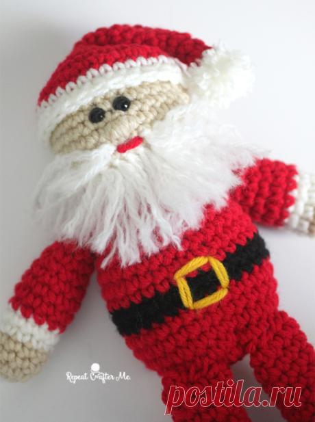 Crochet Santa Claus - Repeat Crafter Me