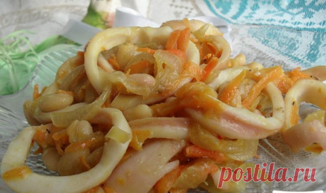 Салат из кальмаров от Жрать.ру