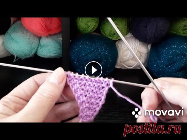Урок 2. Бактус спицами для начинающих. Урок 2. Бактус спицами для начинающих....