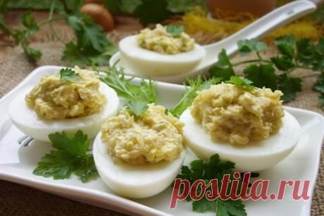 Начинки для фаршированих яєць - детальний рецепт приготування