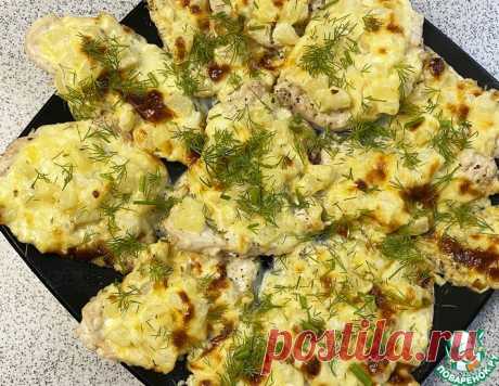 Прованские куриные отбивные с ананасом – кулинарный рецепт