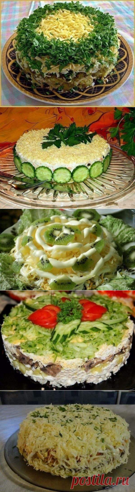 10 рецептов салатов с грибами - Простые рецепты Овкусе.ру