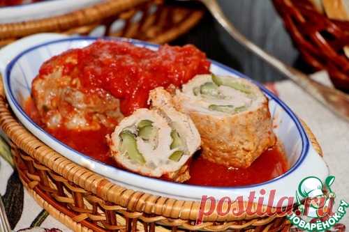 Свиные крученики в томатном соусе - кулинарный рецепт