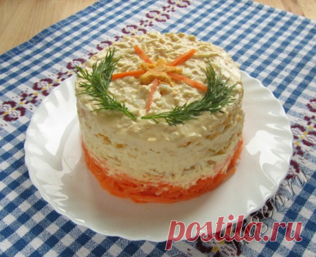 Салат Капитанский с редькой