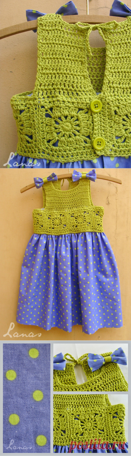Lanas de Ana: Polka-Dot Dress