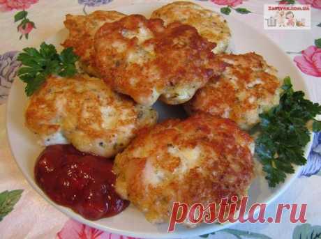 Куриные котлеты с сыром