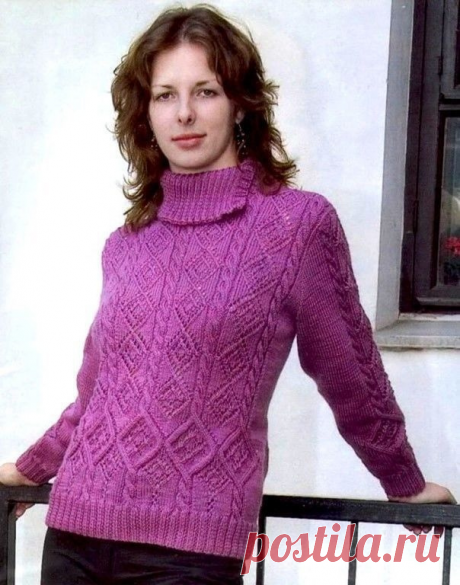 Свитер. Спицы.