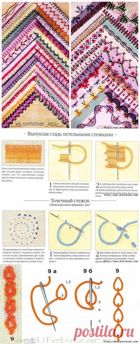 Декоративные швы. Большая коллекция