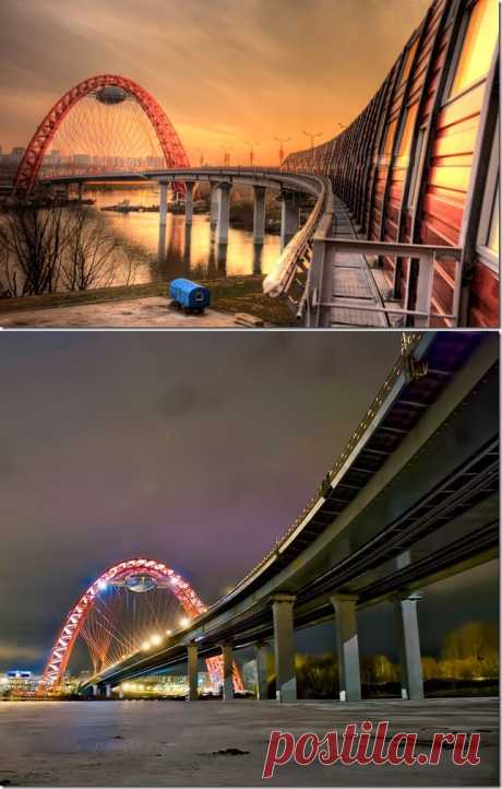 Самые необычные мосты Москвы  Живописный мост.