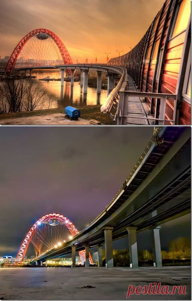 Самые необычные мосты Москвы  Живописный мост.