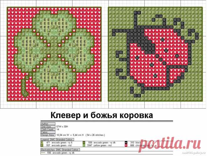 Клевер и божья коровка