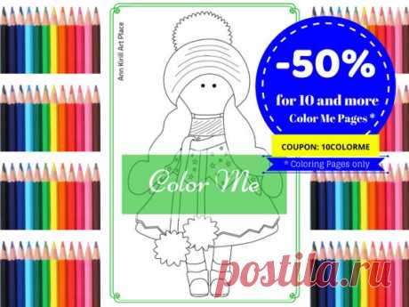 Color Me Scrapbooking Art, Handmade Card Colouring, Digital Download, Girl Coloring Page, Custom Doll Digi Stamp, Doll Portrait by Margarita Hello, dear visitor! We are happy you are here!  Here we present new product at our shop – doll stamps and coloring pages. Our girl digital files are good for coloring, scrapbooking or interior decoration pictures.  Attached are 2 JPEG files: 1. girl with face 2. girl without face  Size is standard