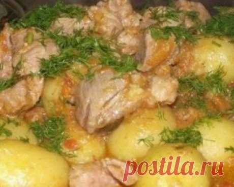 Мясо с молодым картофелем и кабачками - appetitno.net