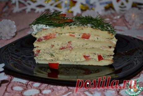 Торт закусочный "Крем-паштет" Кулинарный рецепт