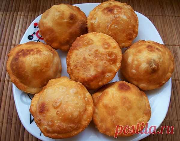 Жареные пирожки «Бомбочки» из заварного теста на кефире | Четыре вкуса