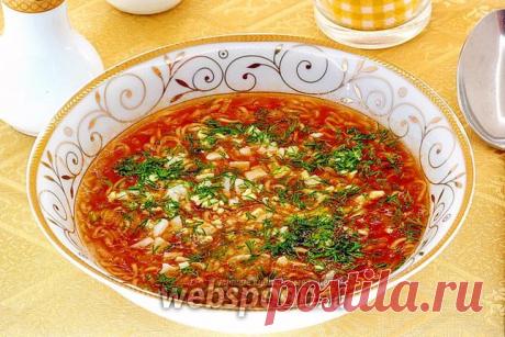 Суп из помидоров и вермишели быстрого приготовления рецепт с фото, как приготовить на Webspoon.ru