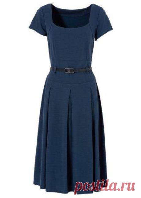 Платье темно-синий - BODYFLIRT - bonprix.kz